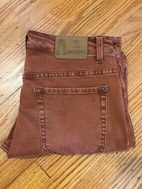 ZLZ Denim Men's Skinny Jeans Size 31W Rust Orange